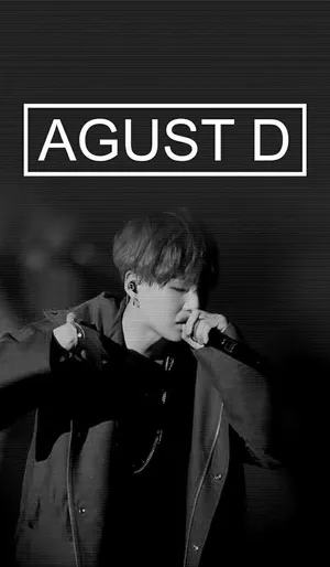 Agust D Exuding Style And Passion In A Striking Portrait Wallpaper