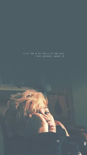 Agust D In Action: A Captivating Performance Wallpaper