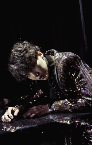 Agust D's Powerful Studio Performance Wallpaper