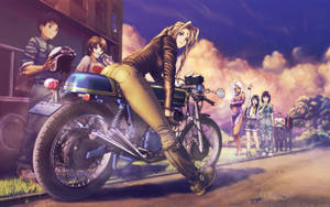 Ah My Goddess Belldandy Cafe Racer Wallpaper