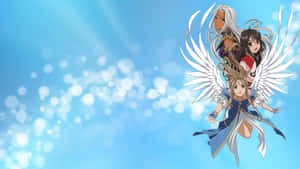 Ah My Goddess Characters Skuld Urd Belldandy Wallpaper