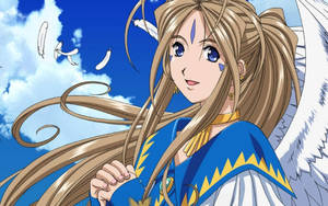 Ah My Goddess Smiling Belldandy Wallpaper