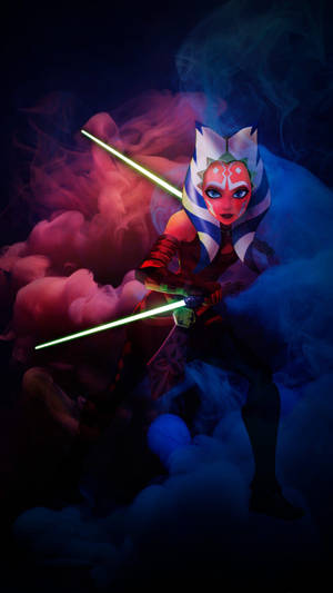 Ahsoka Tano, Courageous Padawan Of Anakin Skywalker Wallpaper