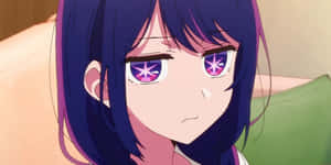 Ai Hoshino Anime Expression Wallpaper