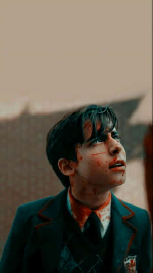 Aidan Gallagher Stunning In Profile Wallpaper