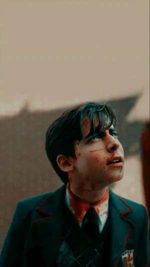 Aidan Gallagher Stunning In Profile Wallpaper