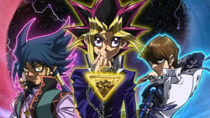 Aigami, The Enigmatic Cubic Card-wielder From Yu-gi-oh! The Dark Side Of Dimensions Movie Wallpaper