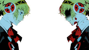 Aigis Wields Two Personas - P3 Fes Wallpaper