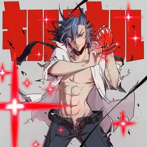 Aikuro Mikisugi In Stylish Pose Wallpaper