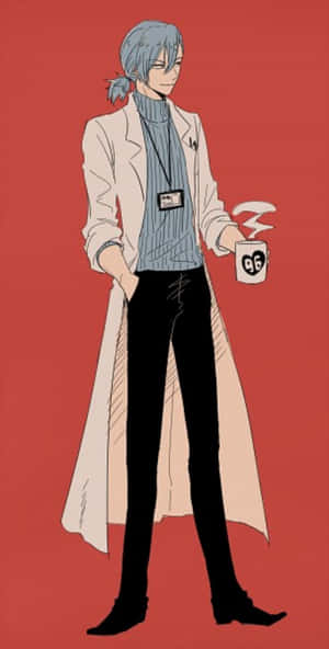 Aikuro Mikisugi, The Mysterious Homeroom Teacher In Action Wallpaper