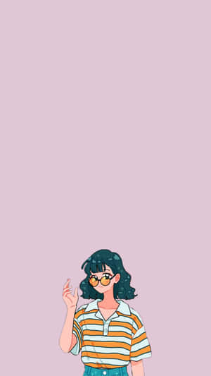 Ain't No Lookin' Like A Vintage Girl Wallpaper