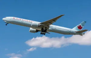 Air Canada Airplane Worm's Eye View Wallpaper