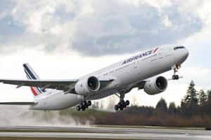 Air France Boeing Takeoff Wallpaper