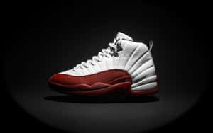 Air Jordan 12 Retro White Red Wallpaper