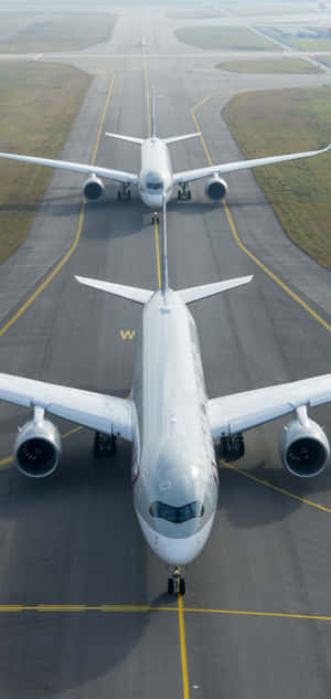 Airbus A350 On Tarmac Wallpaper