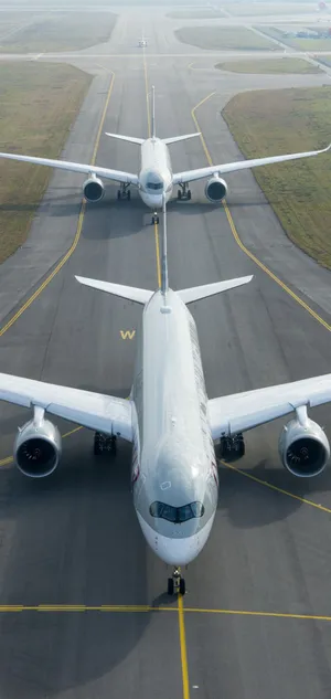 Airbus A350 On Tarmac Wallpaper