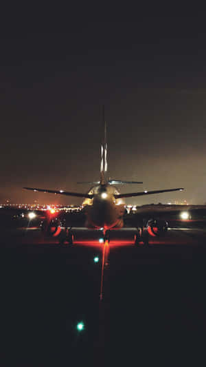 Airbus Nighttime Tarmac View.jpg Wallpaper