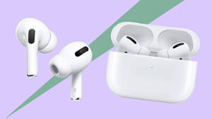 Airpods Purple Aesthetic Wallpaper