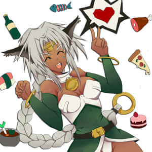Aisha Clanclan Food Frenzy Wallpaper
