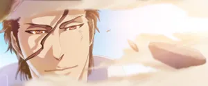 Aizen Close Up Shot Wallpaper