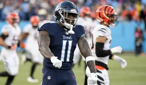 Aj Brown Grunting Celebration Wallpaper