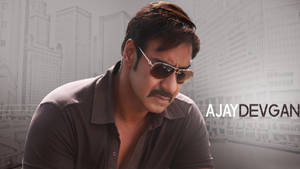 Ajay Devgn Skyscrapers Illustration Wallpaper