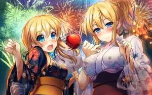 Akagi And Nagato, Two Of Kantai Collection's Most Beloved Characters Wallpaper