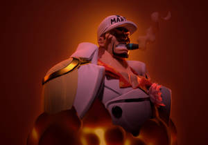 Akainu 3d Graphic Wallpaper