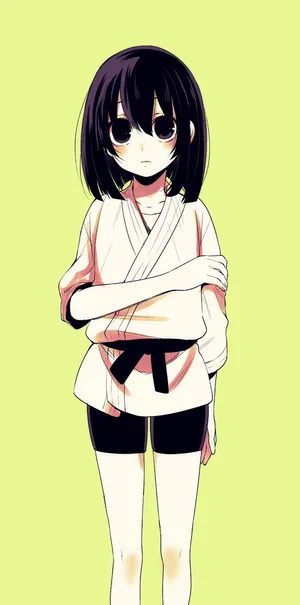 Akane Awakusu In An Intense Moment Wallpaper