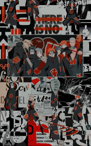 Akatsuki Cut Out Phone Art Wallpaper