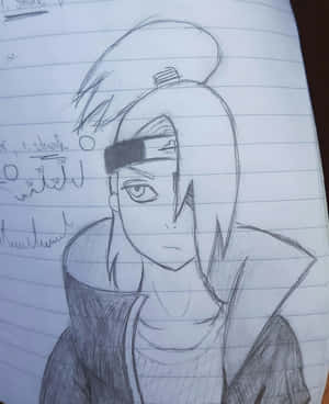 Akatsuki Drawing: A Unique Depiction Of An Unexpectedly Beautiful World Wallpaper