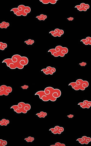 Akatsuki Logo Black Phone Background Wallpaper