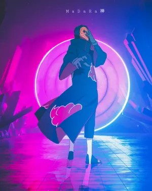 Akatsuki Tobi Ready To Take On The World Wallpaper