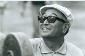 Akira Kurosawa On The Set Of His Movie Wallpaper