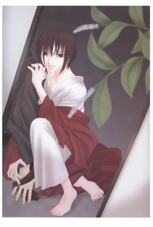 Akito Sohma Anime Character Red White Robe Wallpaper