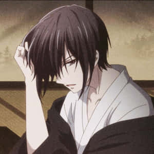 Akito Sohma Contemplative Moment Wallpaper