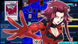 Akiza Izinski In Duelist Form Wallpaper