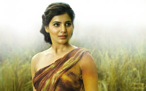 Akkineni Samantha Hd Lovely Portrait Wallpaper