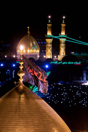 Al-abbas Shrine Karbala Night Wallpaper