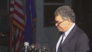 Al Franken At A Public Gathering Wallpaper