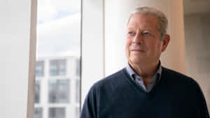 Al Gore In Thoughtful Contemplation Wallpaper