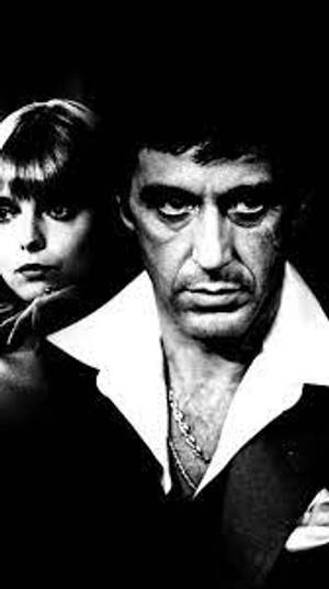 Al Pacino Scarface With Michelle Pfeiffer Wallpaper