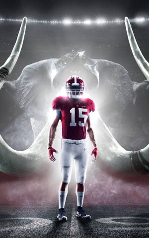 Alabama Crimson Tide Player 15 Wallpaper