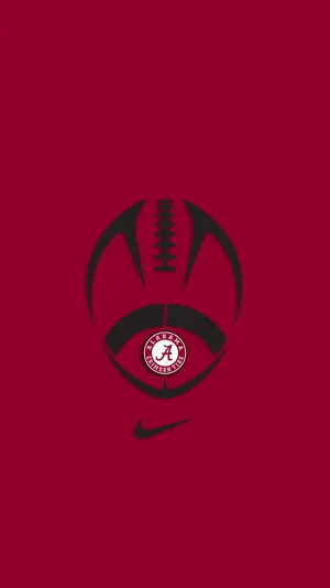 Alabama Football Crimson Tide Logo Vector Design Wallpaper