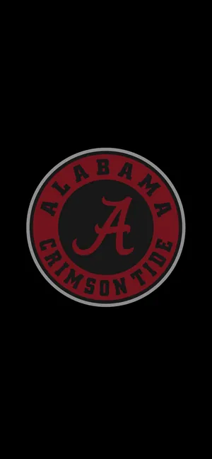 Alabama Football Logo 1331 X 2880 Wallpaper