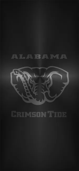 Alabama Football Logo Monochrome Wallpaper
