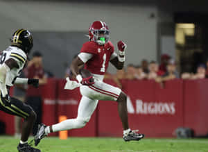 Alabama Football Player Action Shot Wallpaper
