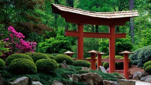 Alabama Japanese Garden Wallpaper