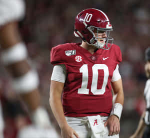 Alabama Quarterback Number10 Wallpaper