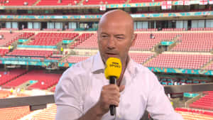 Alan Shearer Retired Football Player In An Interview Wallpaper